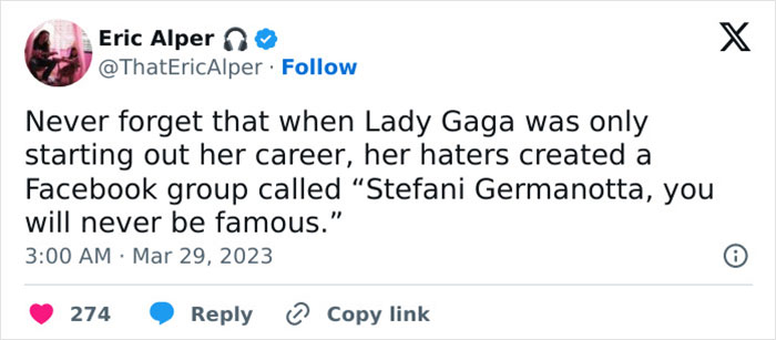 Lady Gaga’s Ex-Classmate Says The Singer “Drove Her Crazy” During Lunch, Sparks Hilarious Memes Lady Gaga’s Ex-Classmate Says The Singer “Drove Her Crazy” During Lunch, Sparks Hilarious Memes