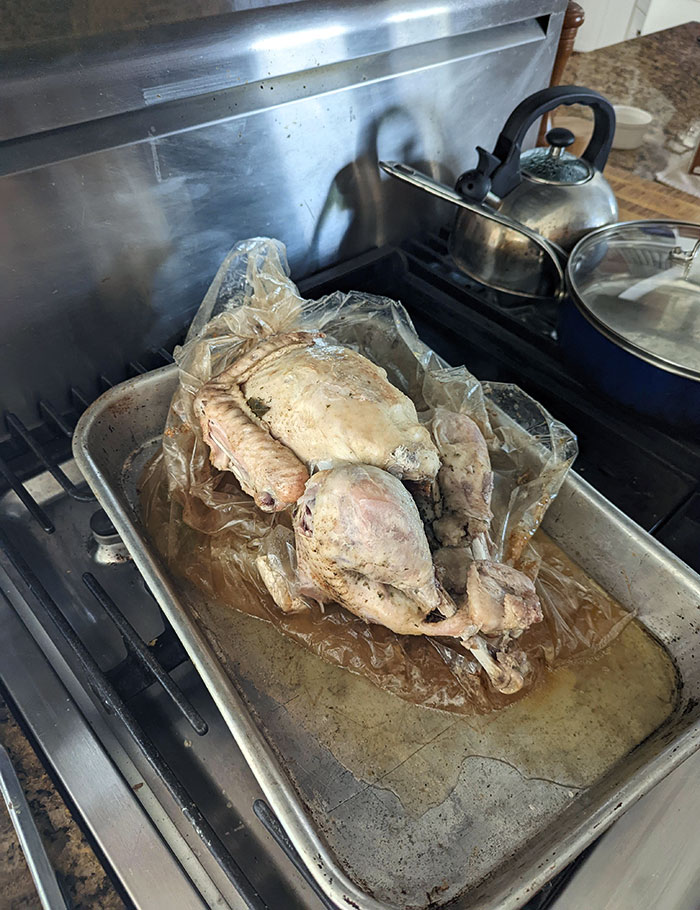 This Is The Turkey I Will Be Having At My In-Law's. It Is Stuffed With Prunes, Wildly Overcooked, And Will Be Accompanied By Frozen Mashed Potatoes. Happy Thanksgiving