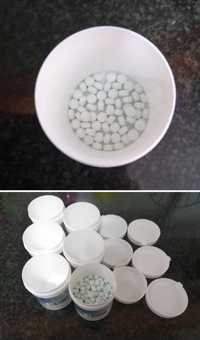 Purchased A Year's Worth Of Zinc Tablets Online. To My Surprise, I Got 6 Bottles Instead Of 1. These Pills Must Be Pretty Big, I Thought