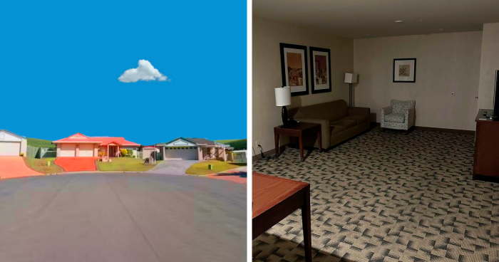 30 Unnerving Pictures Of Liminal Spaces That Look Like The Backrooms