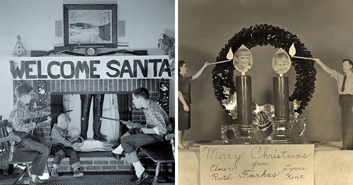 35 Funny Homemade Christmas Cards From The Past I Found (New Pics)