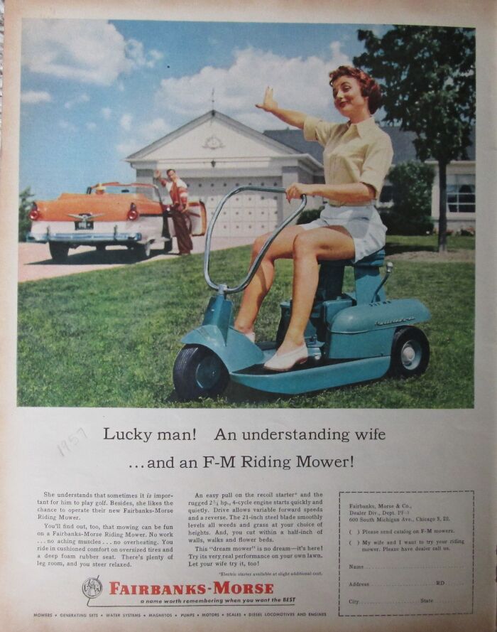 1957 Fairbanks-Morse Riding Mower