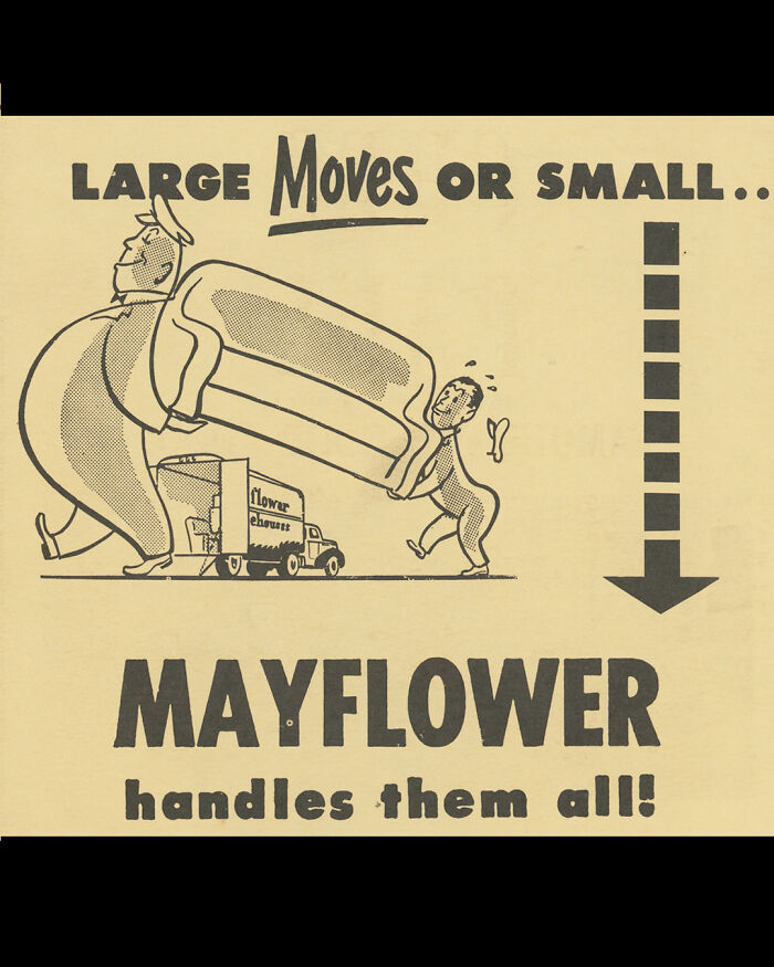 Ad - Mayflower Moving - Asheville Directory - 1957