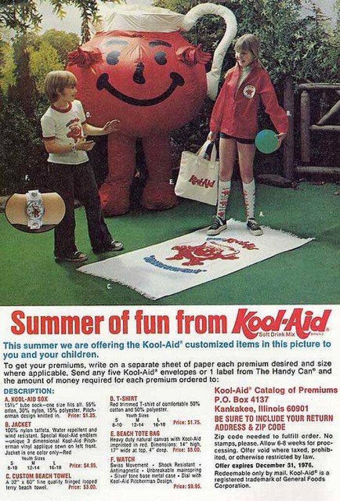I Want All Of These. (Ad C. 1976)