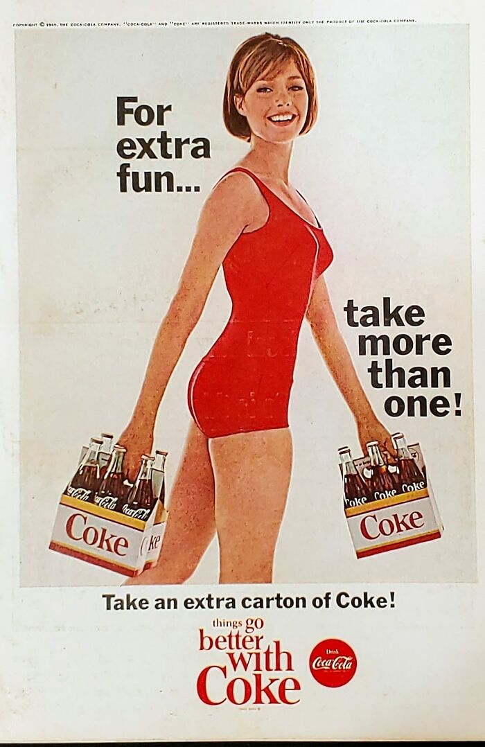 Coca-Cola 🇺🇸 It's The Real Thing 🇺🇸 The Model Is Jennifer O'neill