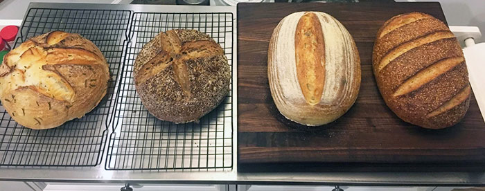 I Made Four Sourdough Loaves For A Work Thanksgiving