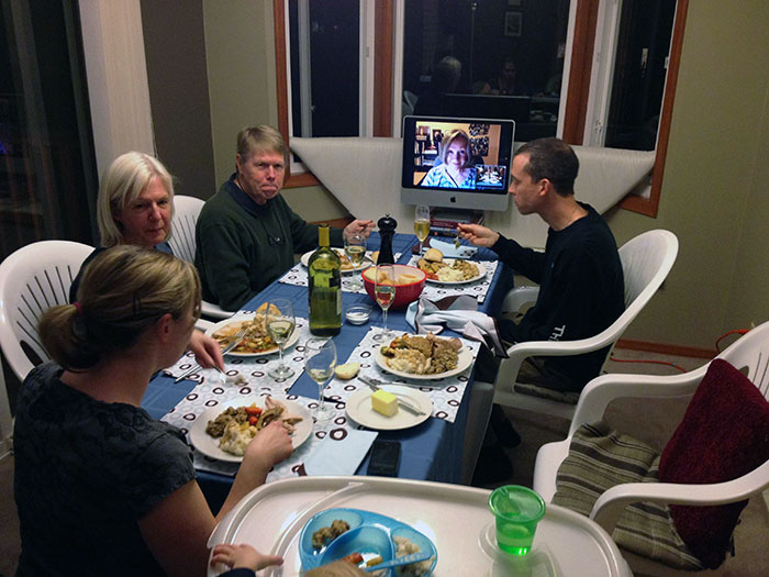 My Mother-In-Law Had A Virtual Thanksgiving Dinner With Us This Year