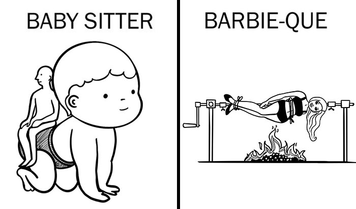 35 Funny Doodles By Nadia Tolstoy That Might Change The Way You Look At Some Words (New Pics)