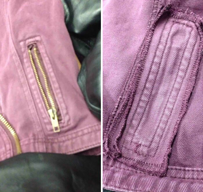 They Went Through All The Effort To Add A Working Zipper, But Not Functional Pockets