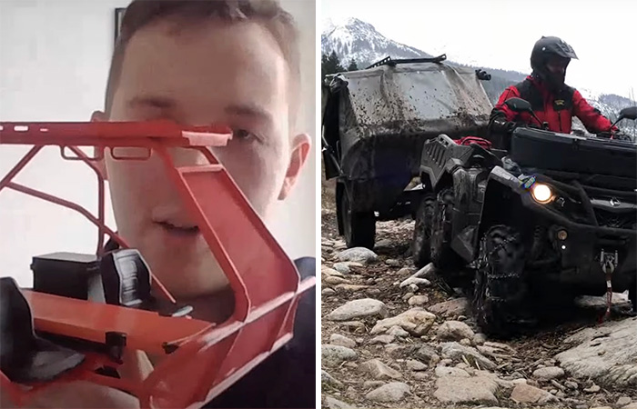 Young Inventor Surprised With James Dyson Award For His Off-Road Ambulance Invention