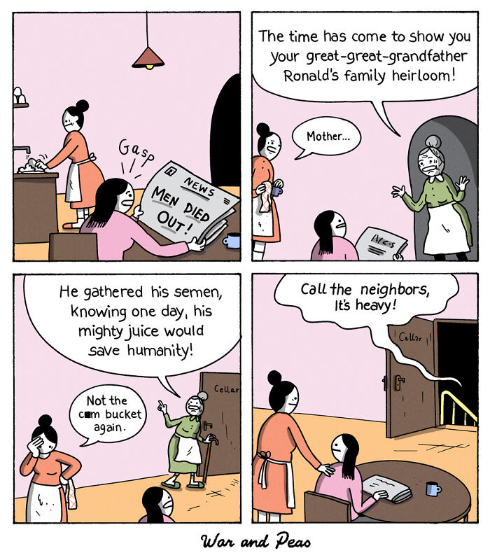 New Humorous Comics With Unexpected Plot Twists By War And Peas