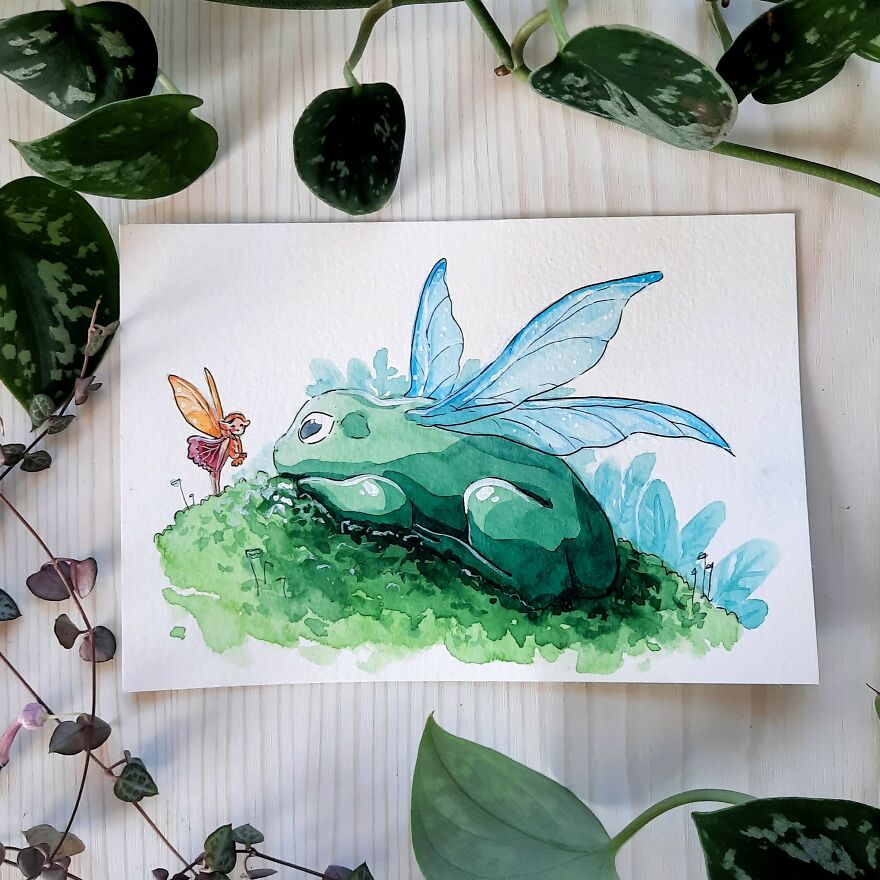 I Painted One Whimsical Illustration A Day For A Month (31 Pics)