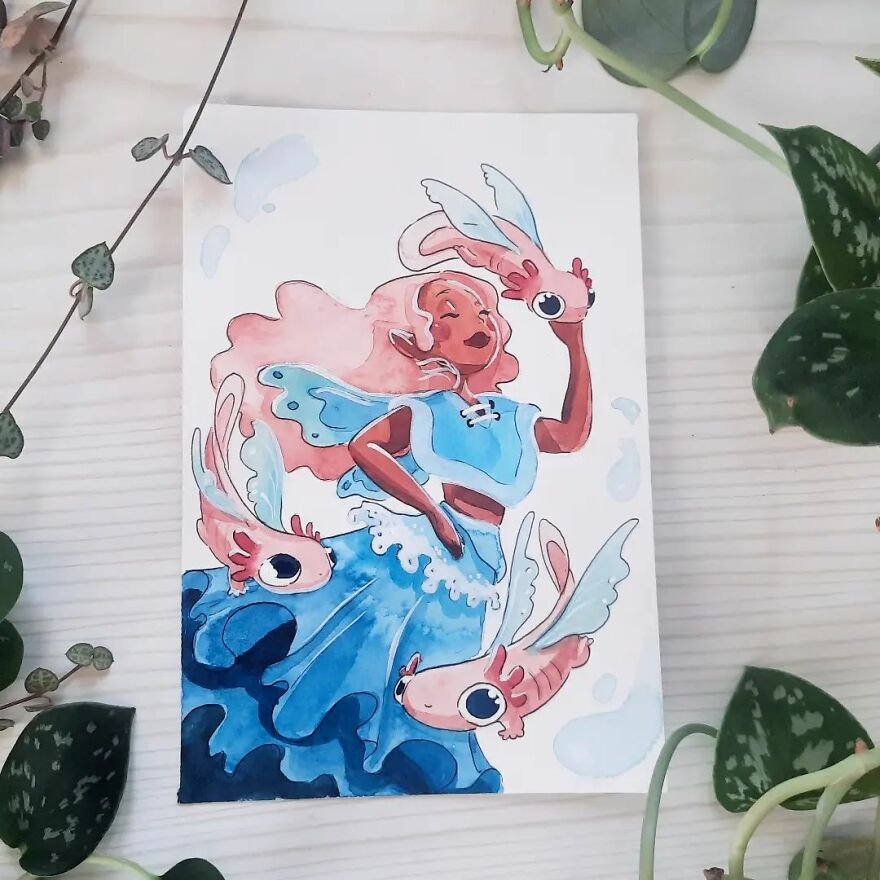 I Painted One Whimsical Illustration A Day For A Month (31 Pics)