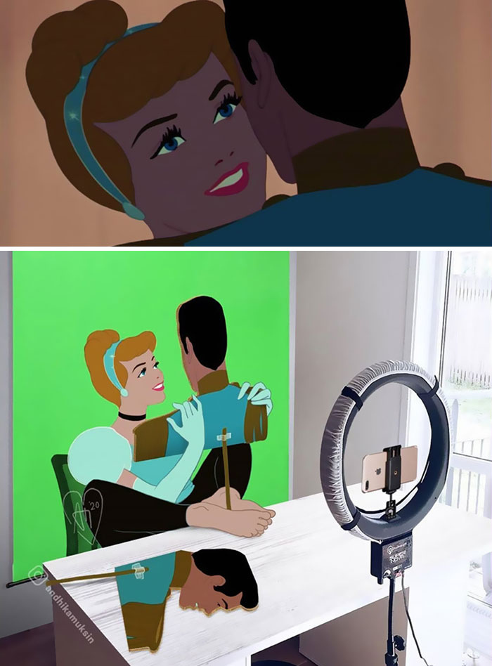 18 Behind-The-Scenes Pics Of Famous Scenes From Pop Culture Animations By Andhika Muksin (New Pics)