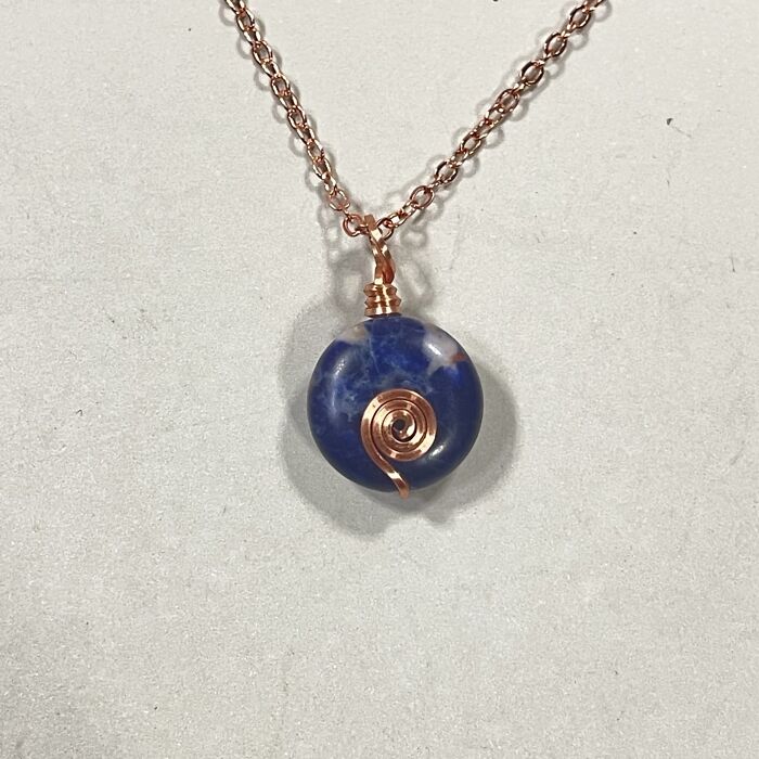 Simple Sodalite Pendant