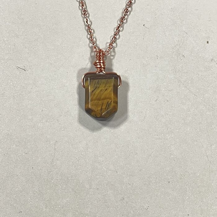 A Simple Tiger's Eye Pendant