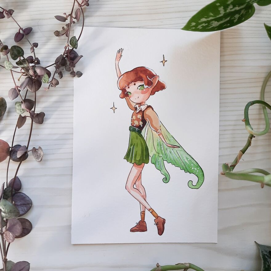 I Painted One Whimsical Illustration A Day For A Month (31 Pics)