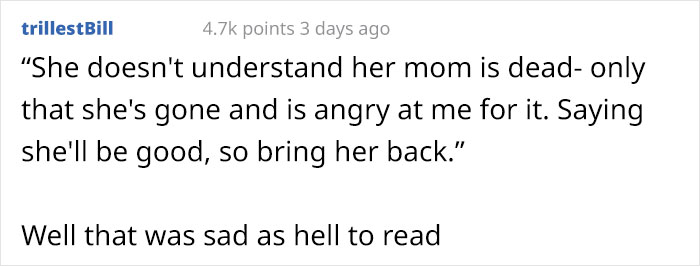 “AITA For Breaking My Deathbed Promise To My Wife To Take Care Of Her Down's Syndrome Daughter?” “AITA For Breaking My Deathbed Promise To My Wife To Take Care Of Her Down's Syndrome Daughter?”