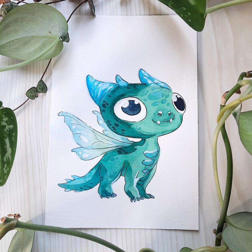 I Painted One Whimsical Illustration A Day For A Month (31 Pics)