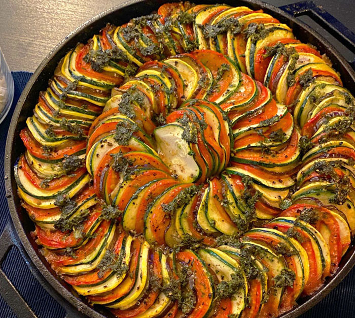 Homemade Ratatouille, Hand-Cut