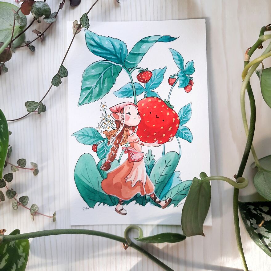 I Painted One Whimsical Illustration A Day For A Month (31 Pics)