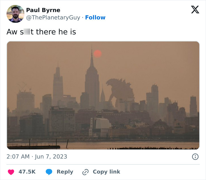 Wildfires In Canada Painted New York's Sky Orange