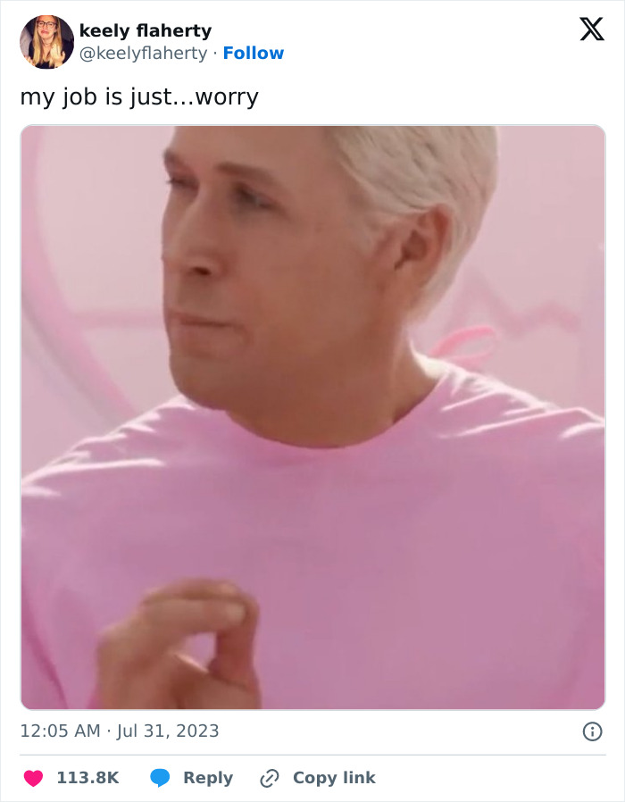 Ken's Job Being "Beach" In The "Barbie" Movie 