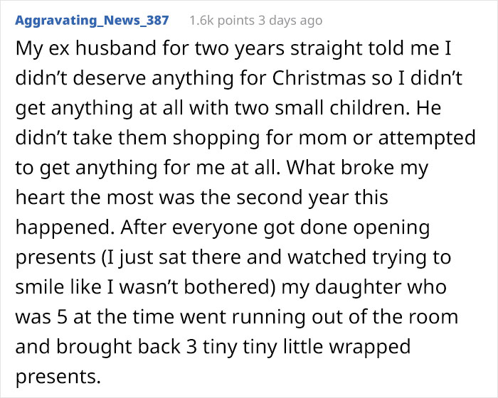 GF Is Very Disappointed By BF's Holiday Gift, Gets A Reality Check GF Is Very Disappointed By BF's Holiday Gift, Gets A Reality Check