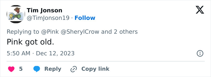 “I Still Wear A Leotard To Work”: Pink Slams Troll Calling Her “Old” On Social Media “I Still Wear A Leotard To Work”: Pink Slams Troll Calling Her “Old” On Social Media