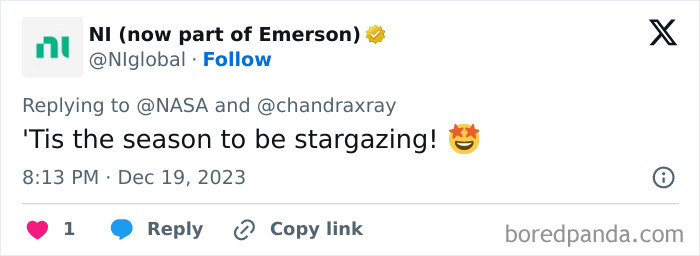 NASA Finds Cluster Of Young Stars That Looks Exactly Like A “Cosmic Christmas Tree” NASA Finds Cluster Of Young Stars That Looks Exactly Like A “Cosmic Christmas Tree”