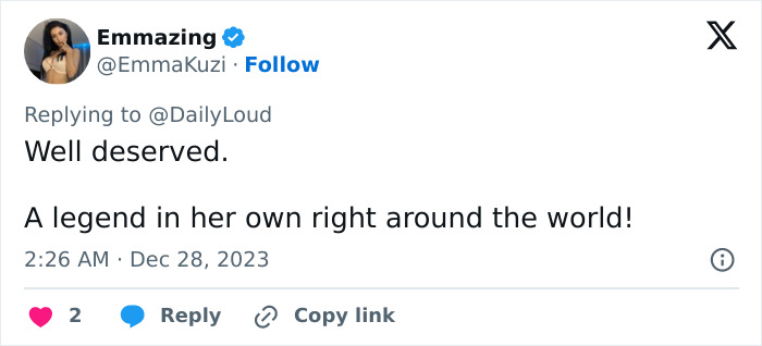 Social media post praising Shakira’s statue unveiling in Colombia, calling her a global legend. Social media post praising Shakira’s statue unveiling in Colombia, calling her a global legend.