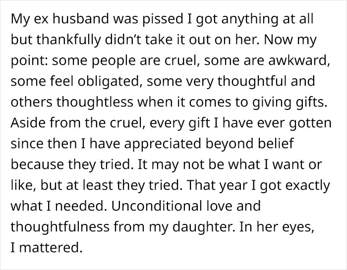 GF Is Very Disappointed By BF's Holiday Gift, Gets A Reality Check GF Is Very Disappointed By BF's Holiday Gift, Gets A Reality Check