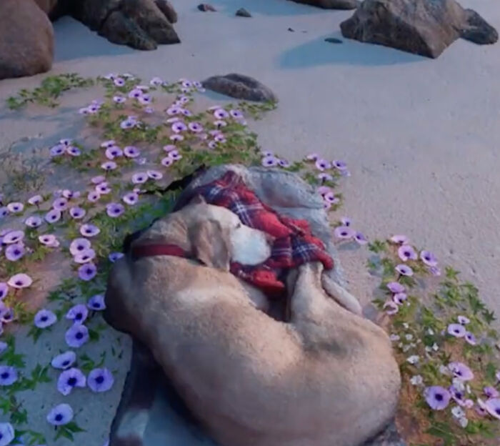 To Cope With His Grief, Man Creates A World Where He Can Keep Visiting His Pooch Who Passed Away To Cope With His Grief, Man Creates A World Where He Can Keep Visiting His Pooch Who Passed Away