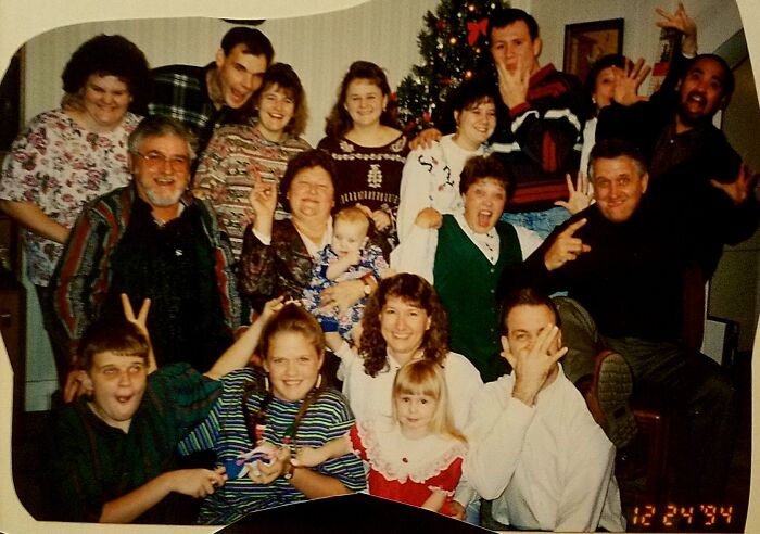 1994 Christmas Family Photo