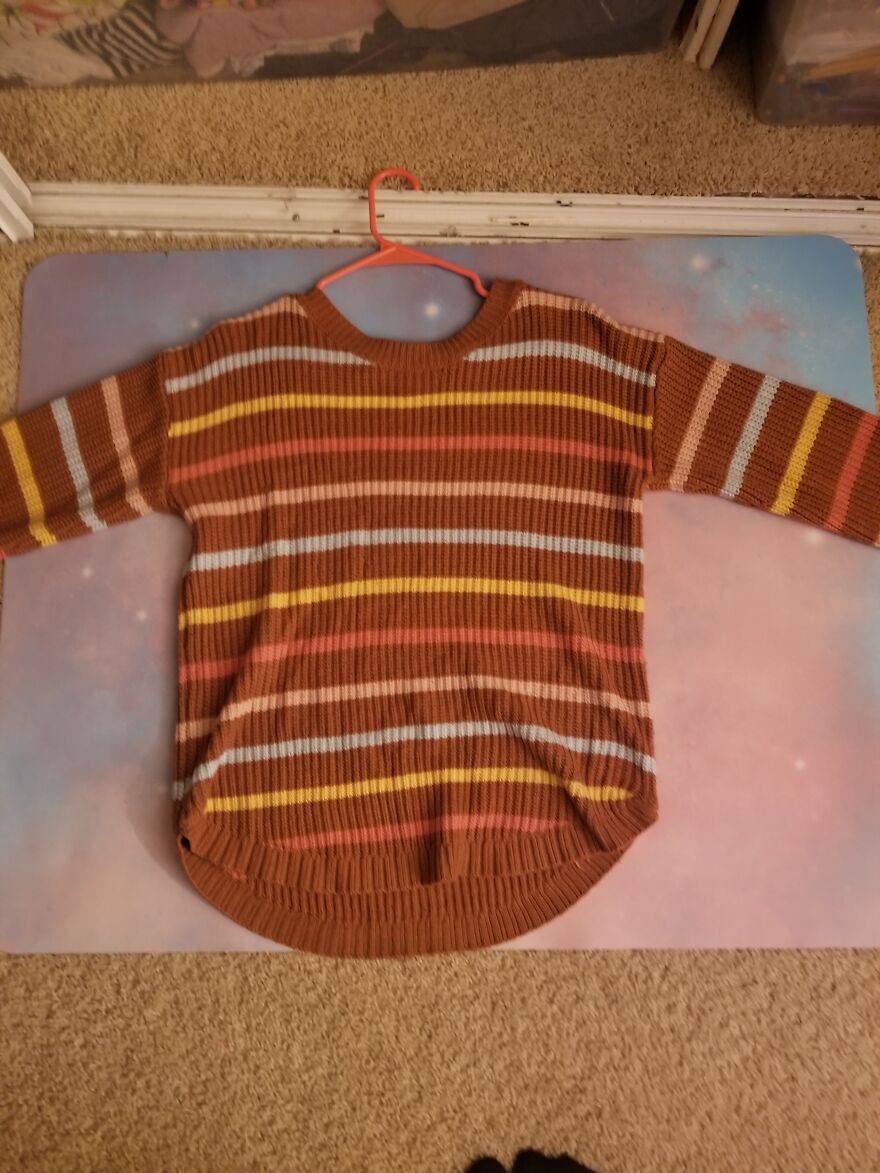 Pansexual Sweater! (Yes The Colors Are Backwards And It's Not Official Pride But Still! Colors Match Up)