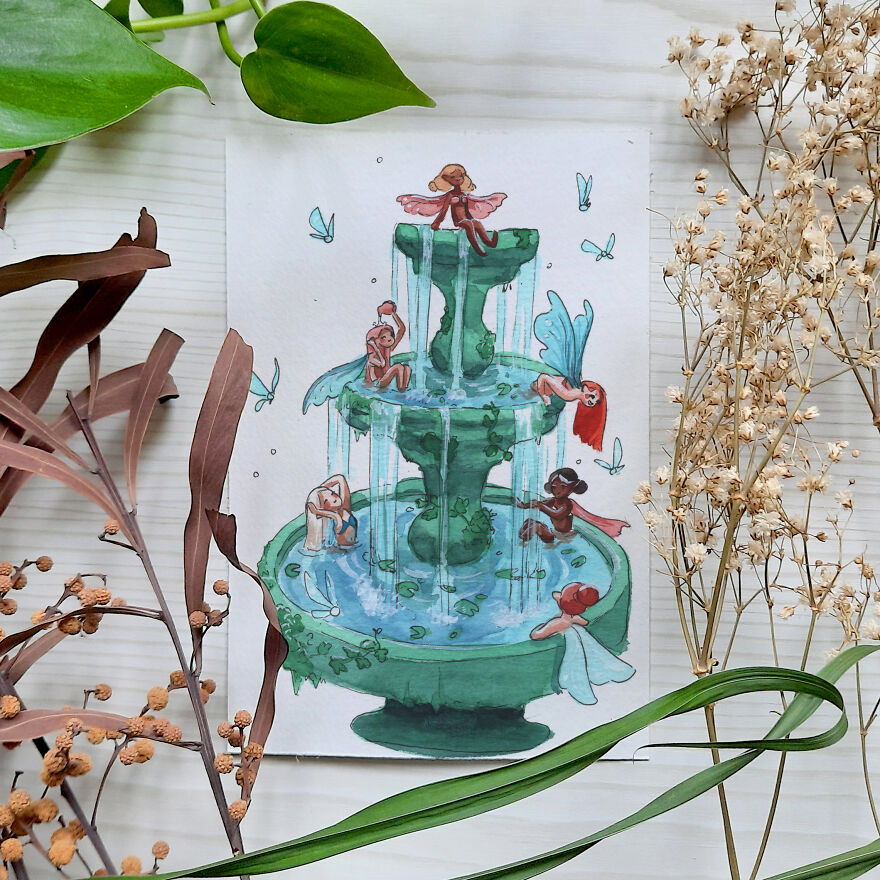I Painted One Whimsical Illustration A Day For A Month (31 Pics)