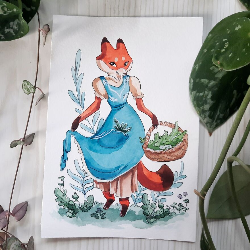 I Painted One Whimsical Illustration A Day For A Month (31 Pics)