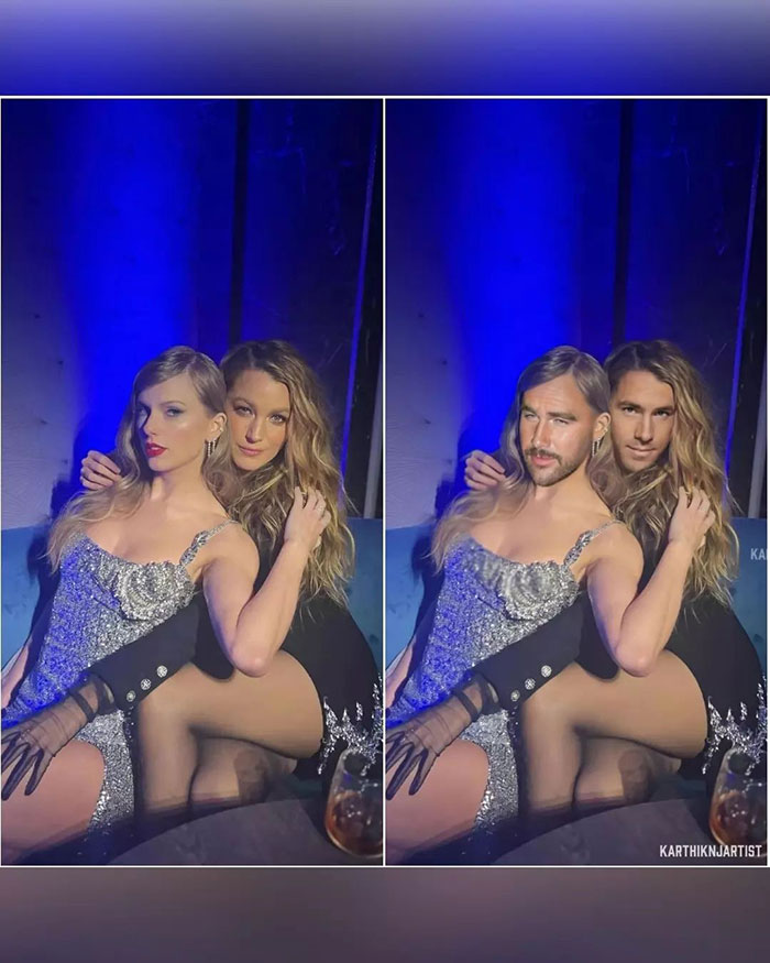 Taylor Swift And Blake Lively’s Viral Photo Gets Reposted By Ryan Reynolds With Hilarious Twist Taylor Swift And Blake Lively’s Viral Photo Gets Reposted By Ryan Reynolds With Hilarious Twist