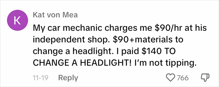 "I Didn't Tip": Man Gets His Car Fixed For $500, Is Surprised To See The Tipping Screen "I Didn't Tip": Man Gets His Car Fixed For $500, Is Surprised To See The Tipping Screen