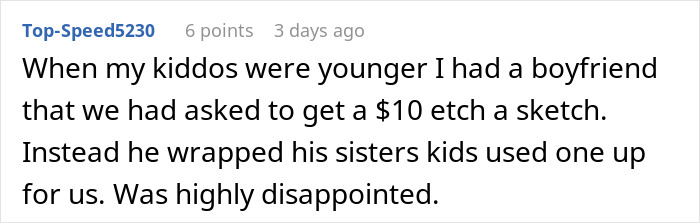 GF Is Very Disappointed By BF's Holiday Gift, Gets A Reality Check GF Is Very Disappointed By BF's Holiday Gift, Gets A Reality Check