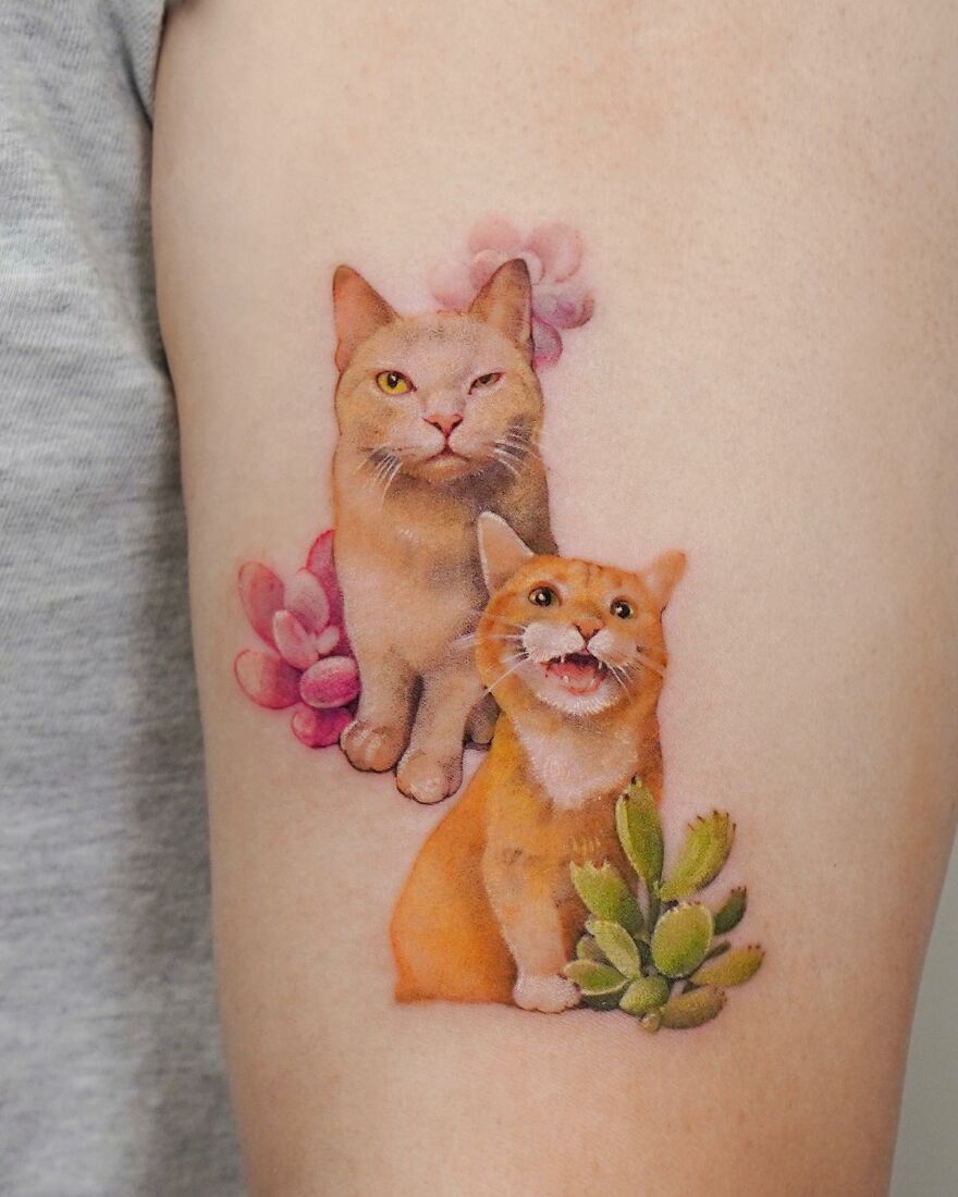 Here Are 40 Animal Tattoos Similar To Paintings By This Artist