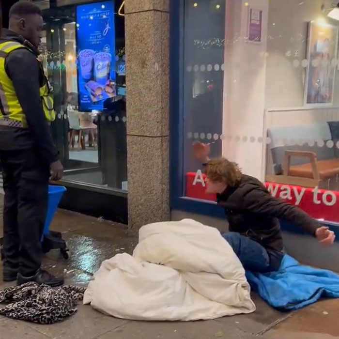 Homeless Man Who Had His “Bedding All Soaked” By McDonald’s Security Guard Breaks Silence