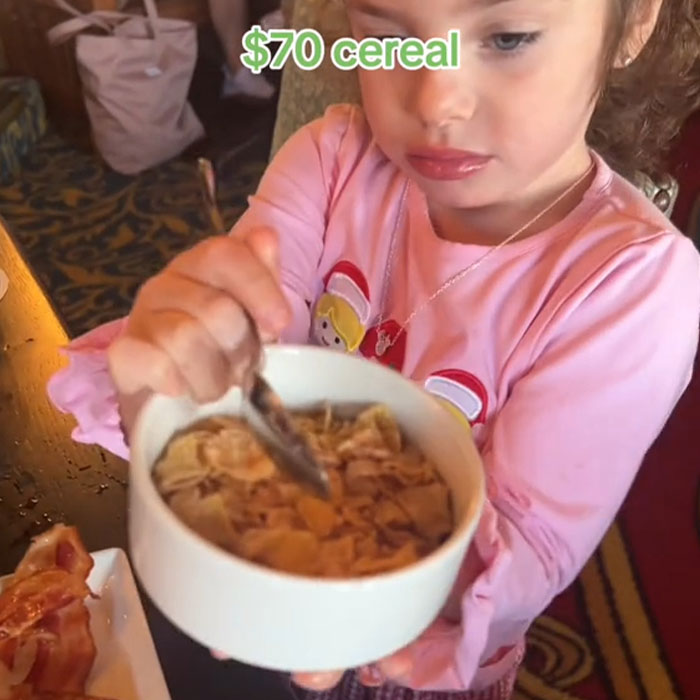 “Am I Tripping?”: Mom Spends A Whopping $70 On “Cinderella Cereal” For Her Daughter At Disney World