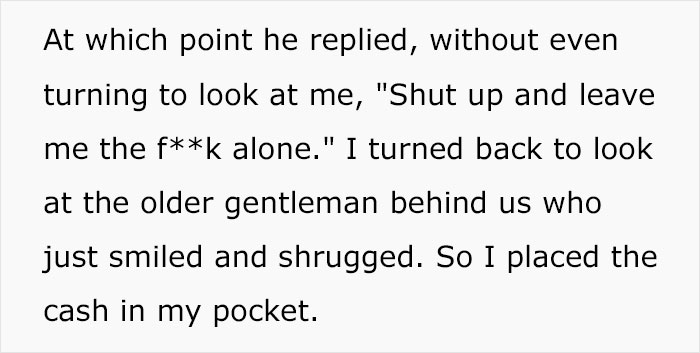 Entitled Man Cuts In Line And Yells At A Kid At Food Court, Loses $147 Due To His Rudeness Entitled Man Cuts In Line And Yells At A Kid At Food Court, Loses $147 Due To His Rudeness