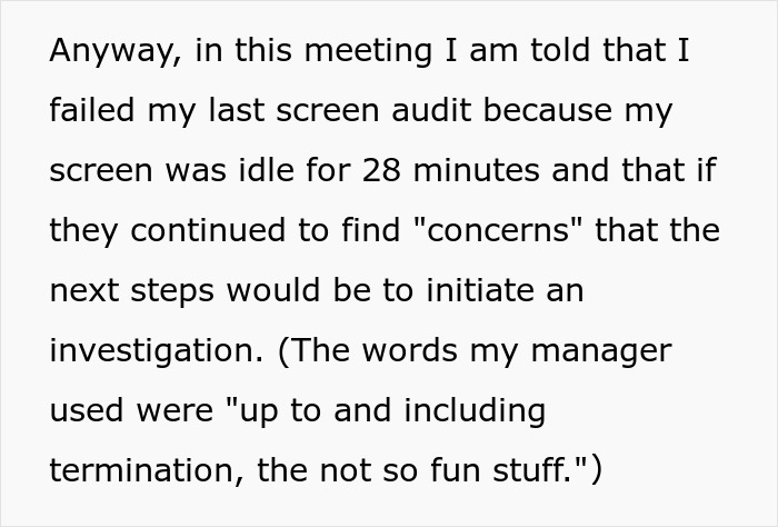"My Screen Was Idle For 28 Minutes": Top-Performing Employee Gets Scolded By New Manager