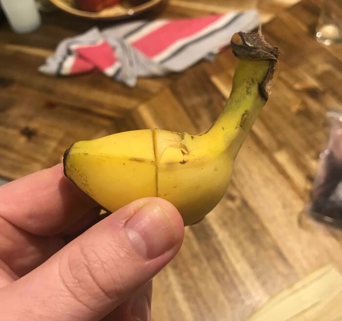 The Two Ends Of My Banana Fit Together To Make A Baby Boy