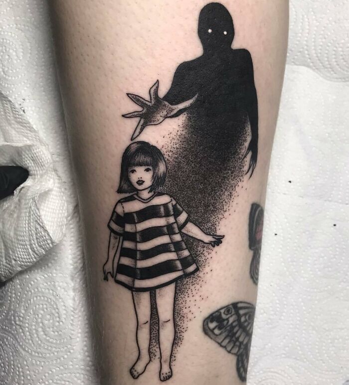 Horror Shadow Tattoo