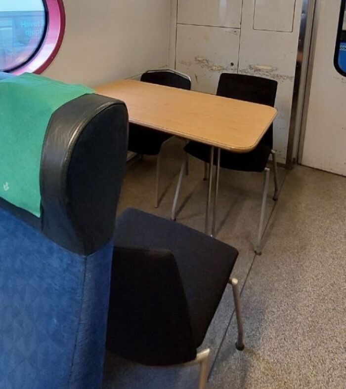 Seats In A Swedish Train