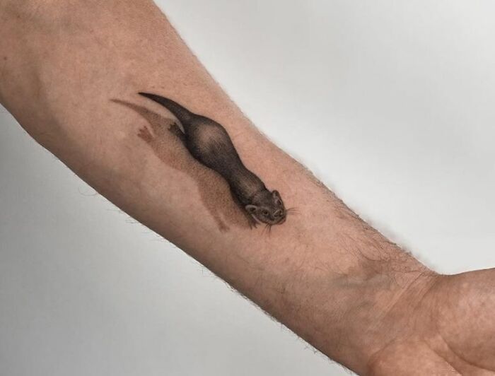 This Otter Made Me Want To Do All Tattoos With Shadows