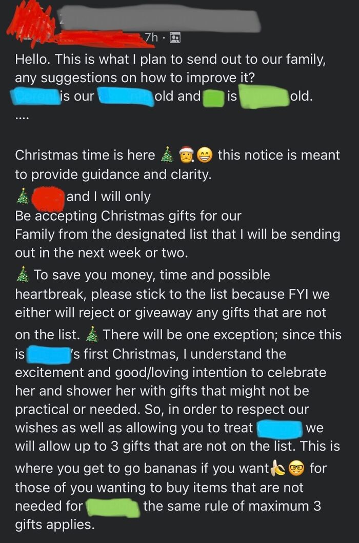 Some Holiday Entitlement From A Zero Waste Group